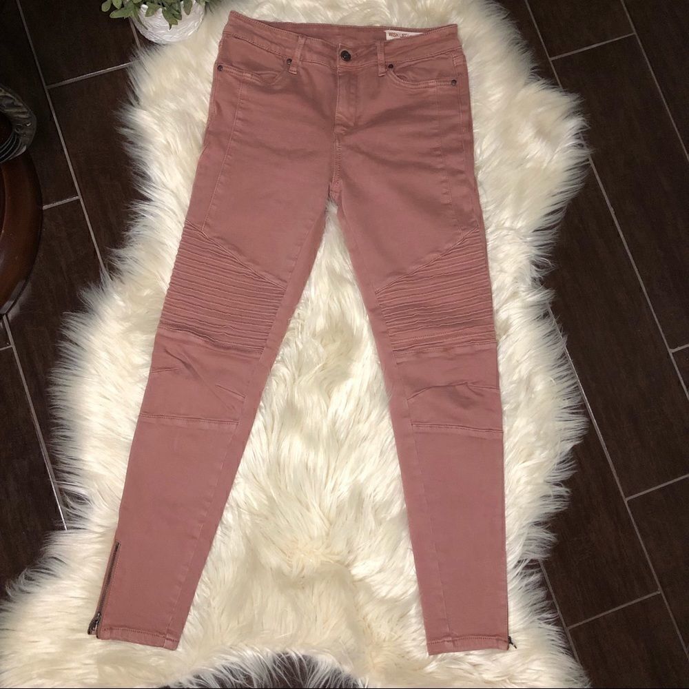 Wishlist blush motto skinny jeans